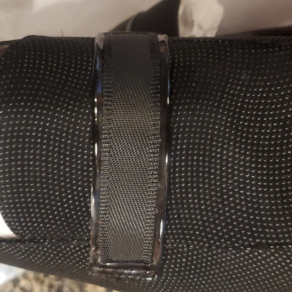 Men's Milano footwear black beaded look slip on dress shoes EUC worn once - Picture 4 of 5